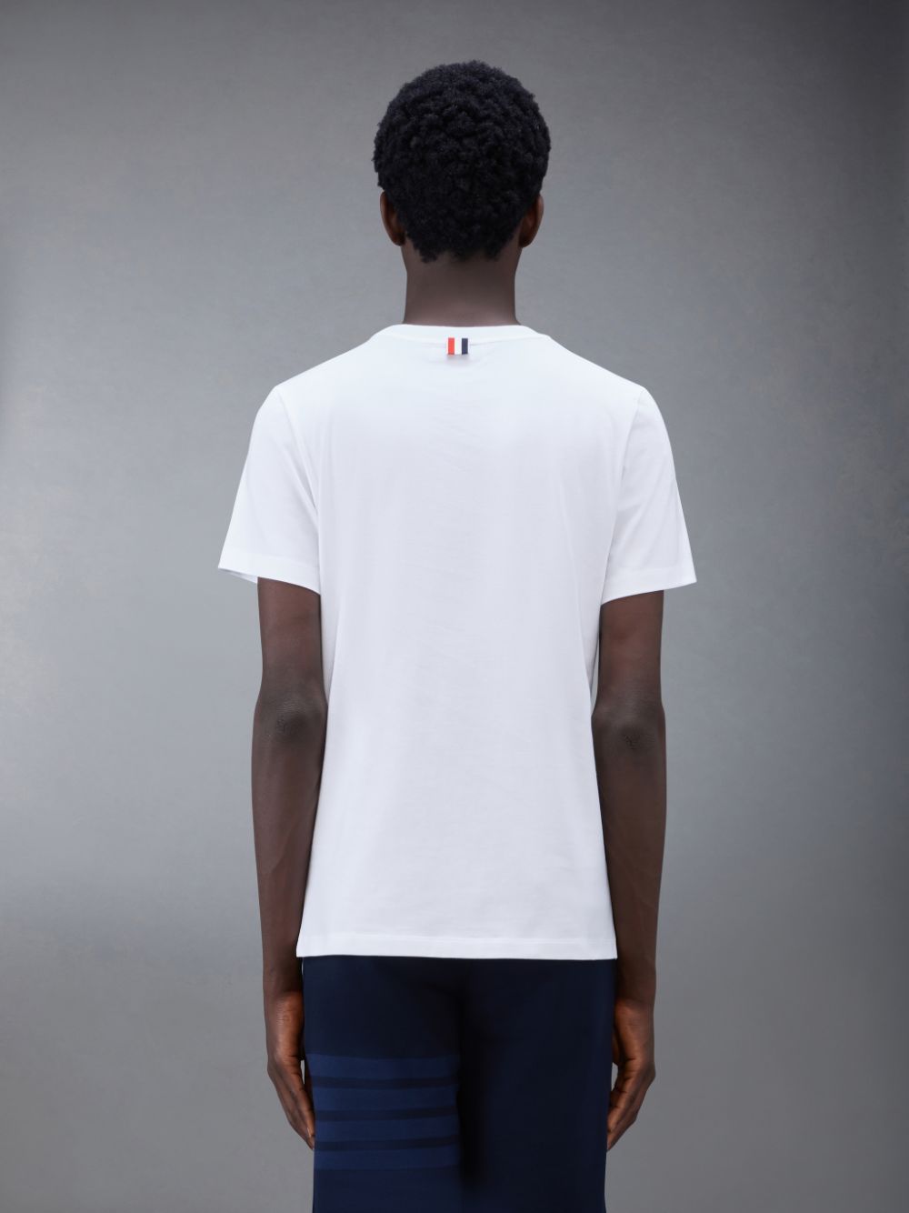 Thom Browne Jersey Relaxed Side Slit Men T Shirts White | ARI25E56270