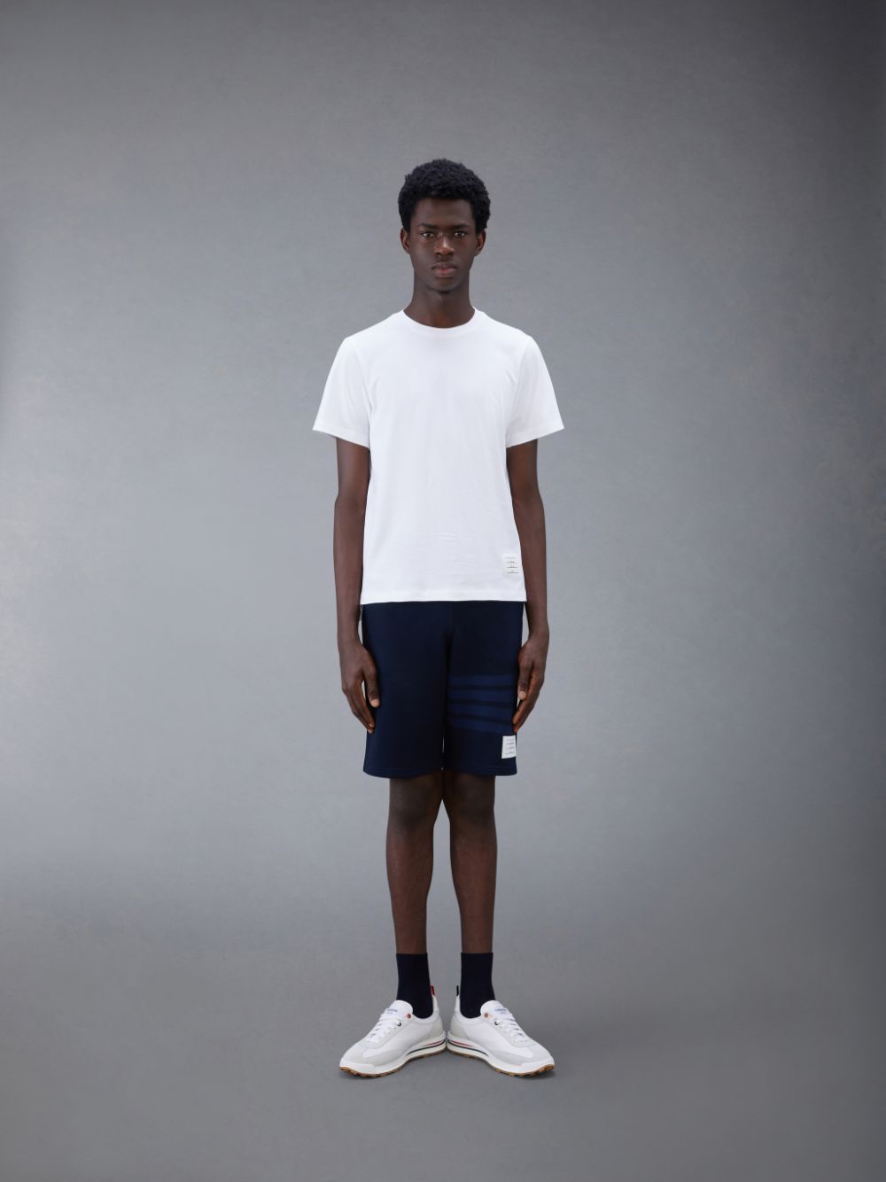 Thom Browne Jersey Relaxed Side Slit Men T Shirts White | ARI25E56270