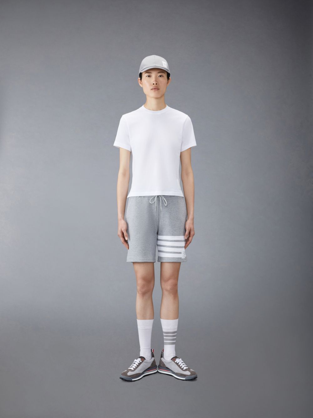 Thom Browne Jersey Relaxed Side Slit Women T Shirts White | YZV33S16695