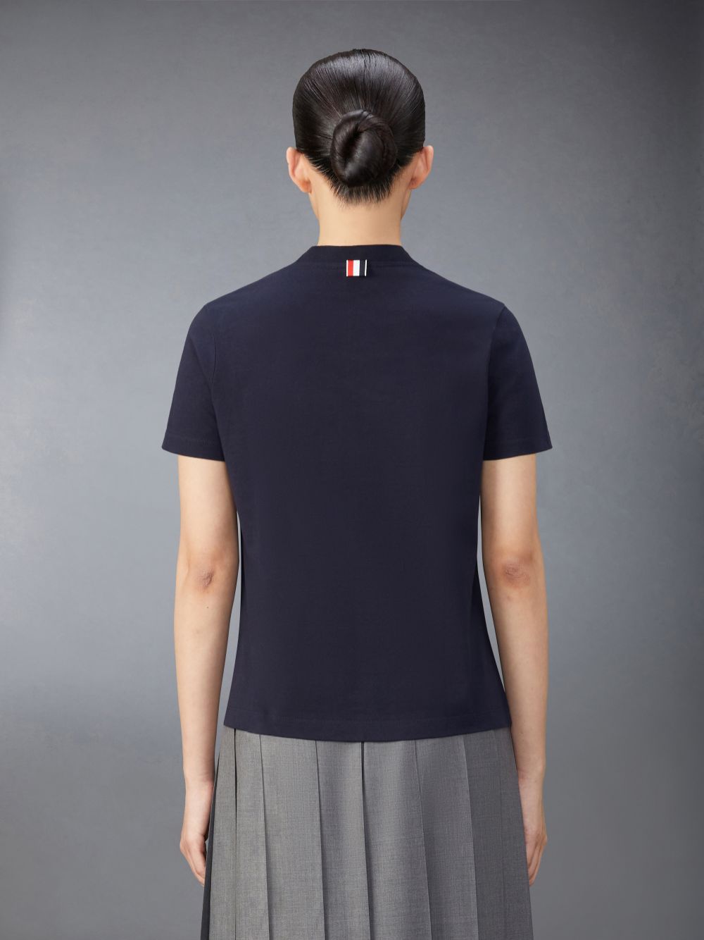 Thom Browne Jersey Rose Women T Shirts Blue | FSM21B91575