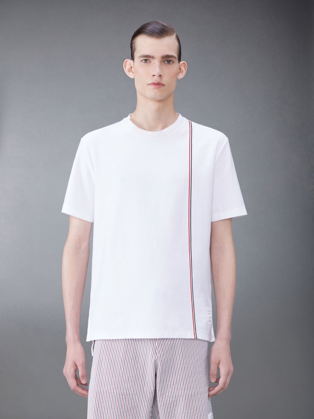 Thom Browne Jersey Short Sleeve Men T Shirts White | BYP11V23002