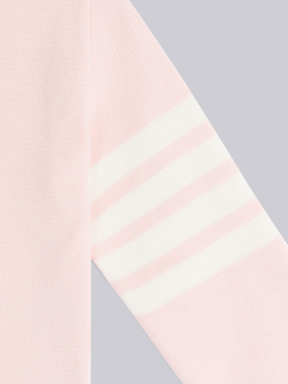 Thom Browne Light Pink Milano Stitch Cotton 4-Bar Crew Neck Boys's Pullover Pink | GWB92G44829