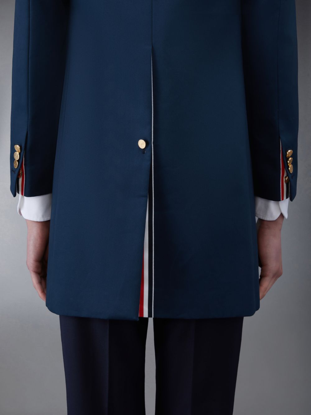 Thom Browne Mackintosh Bal Collar Men Coats Blue | VTI15B60509