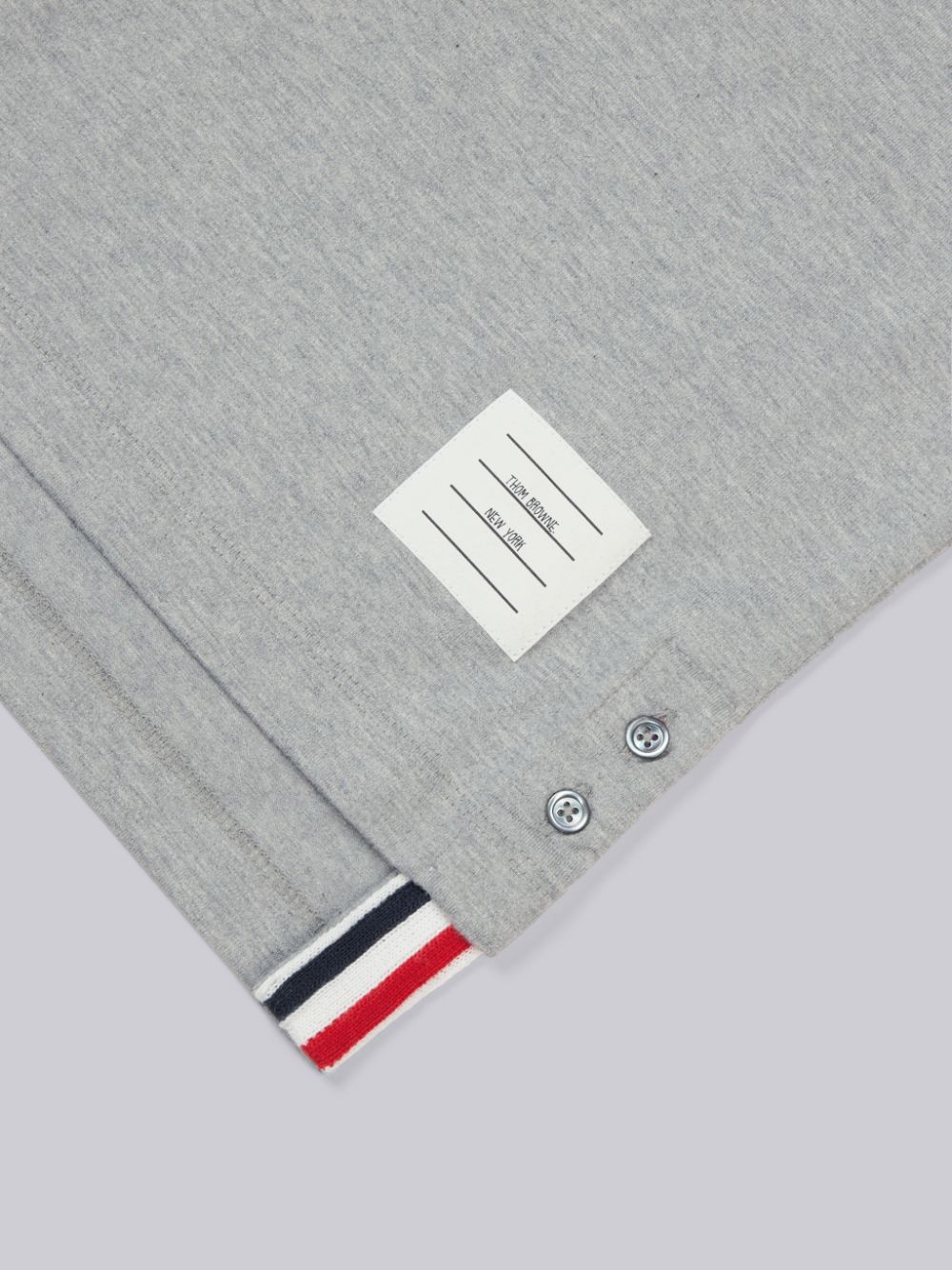 Thom Browne Medium Cotton Jersey Short Sleeve Boys's T Shirts Grey | LAQ70Q57338