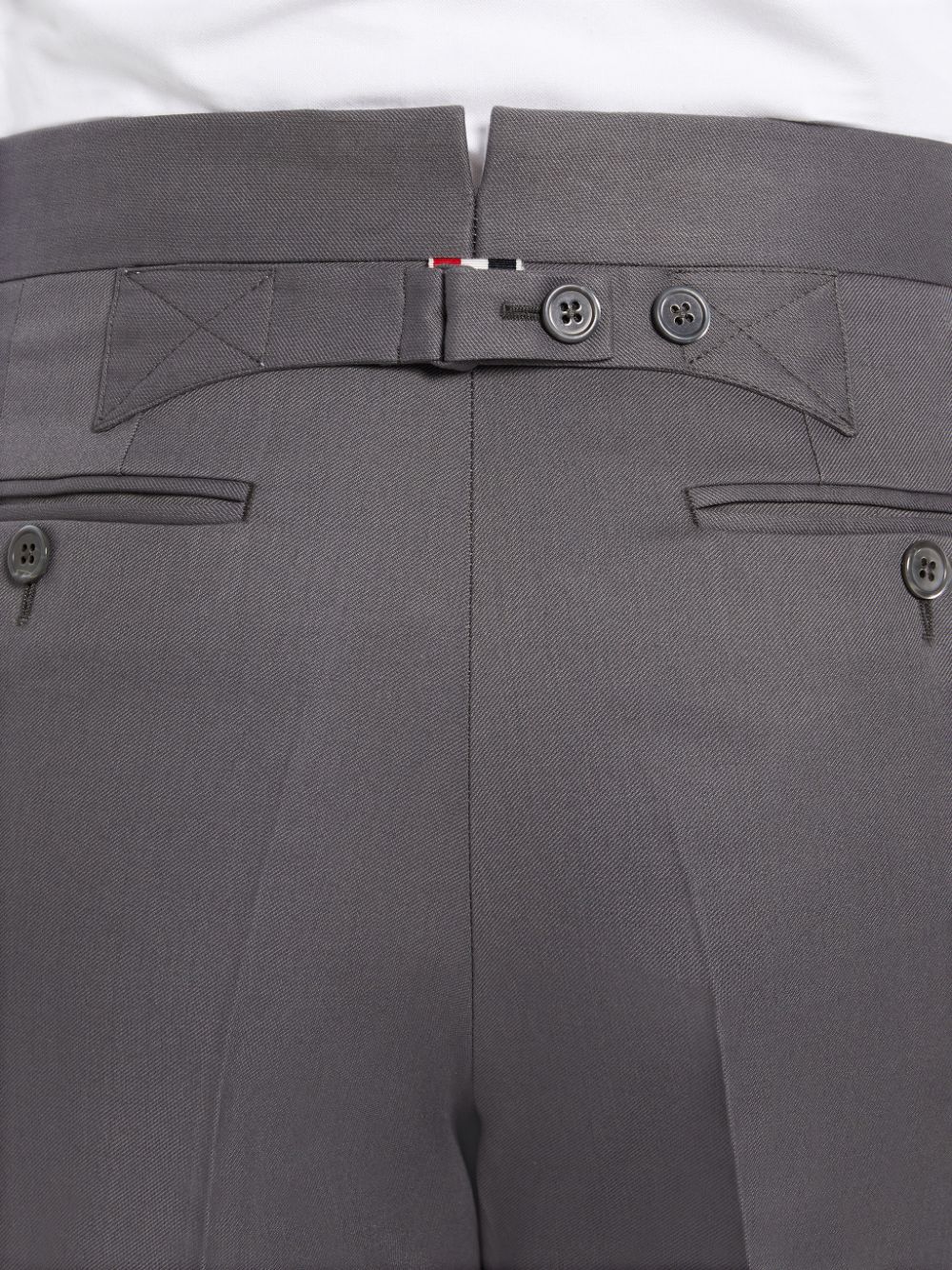 Thom Browne Medium Cotton Suiting Engineered 4-Bar Classic Men Pants Grey | YGQ80F32811