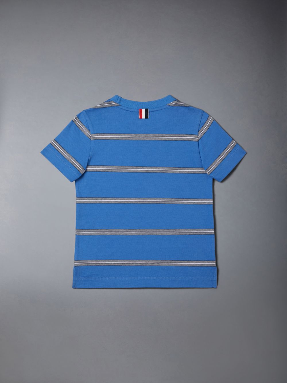 Thom Browne Mid Weight Jersey Striped Boys's T Shirts Blue | JCY30Z62739