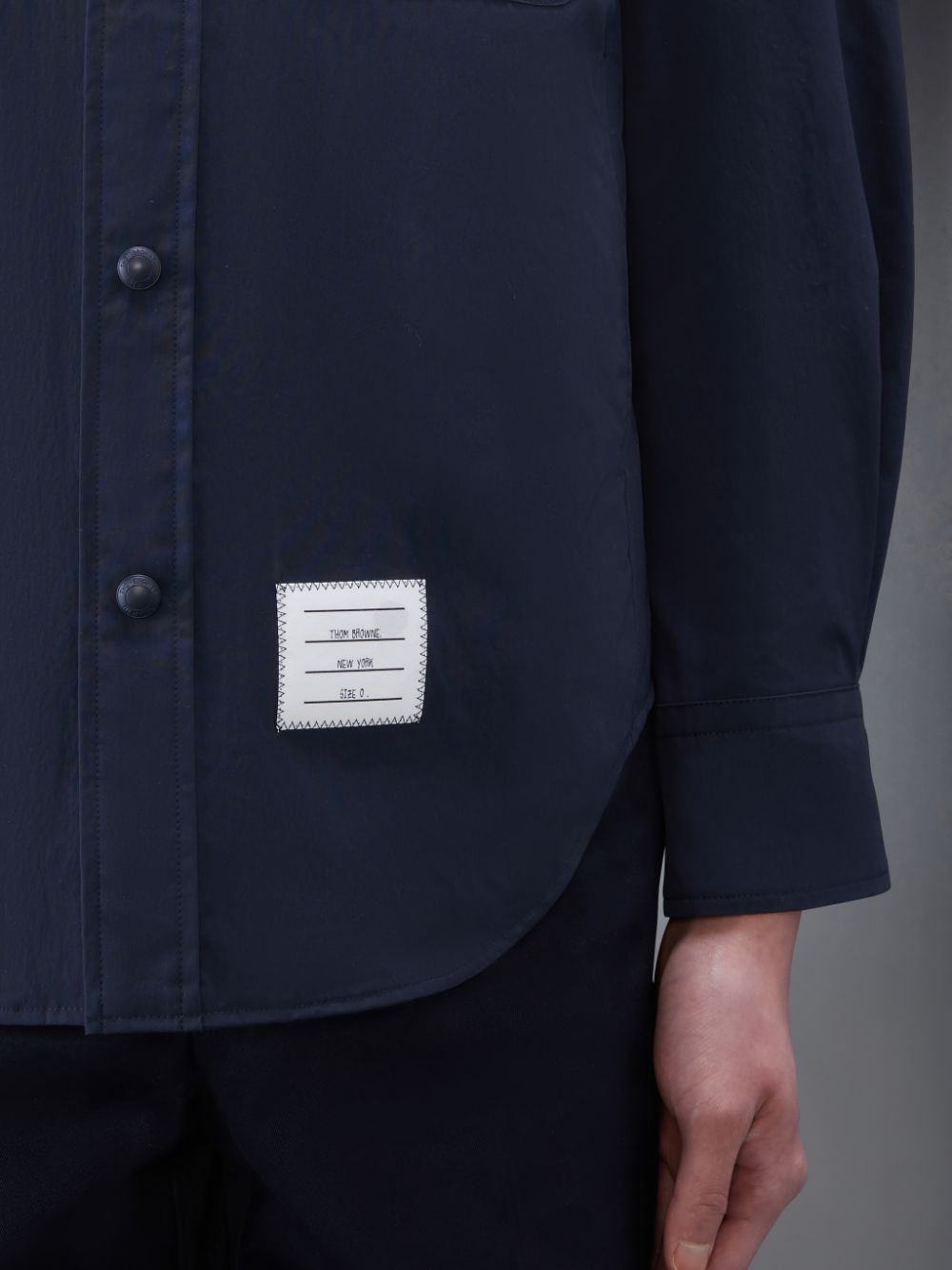 Thom Browne Nylon Armband Jacket Men Shirts Blue | EXB73D70822