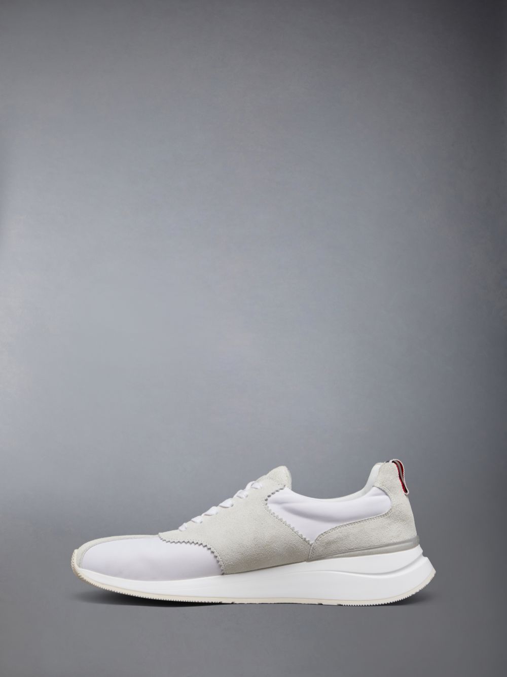 Thom Browne Nylon Sprinter Men Sneakers White | BVW53I50844