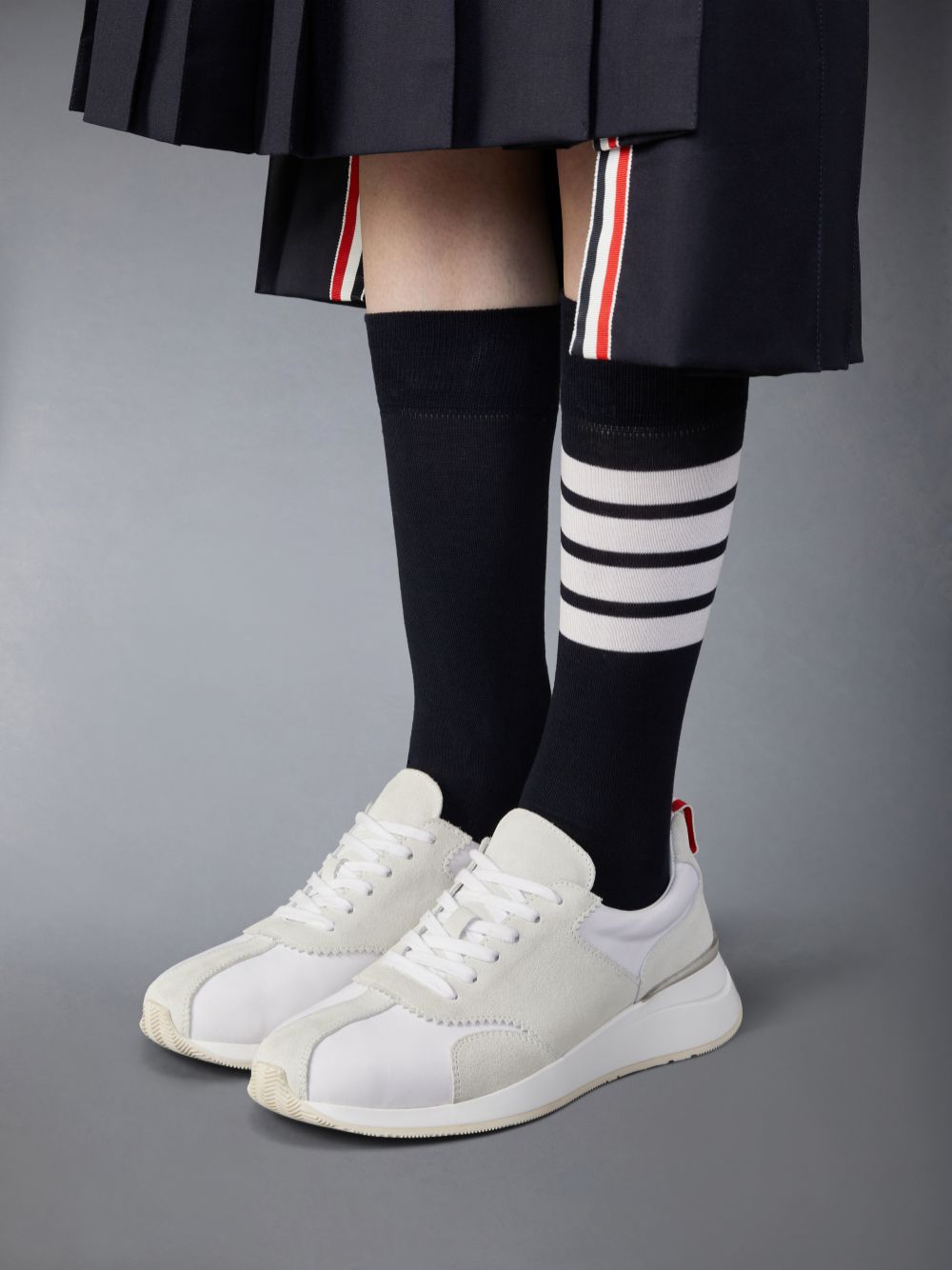 Thom Browne Nylon Sprinter Women Sneakers White | HQC66W62788