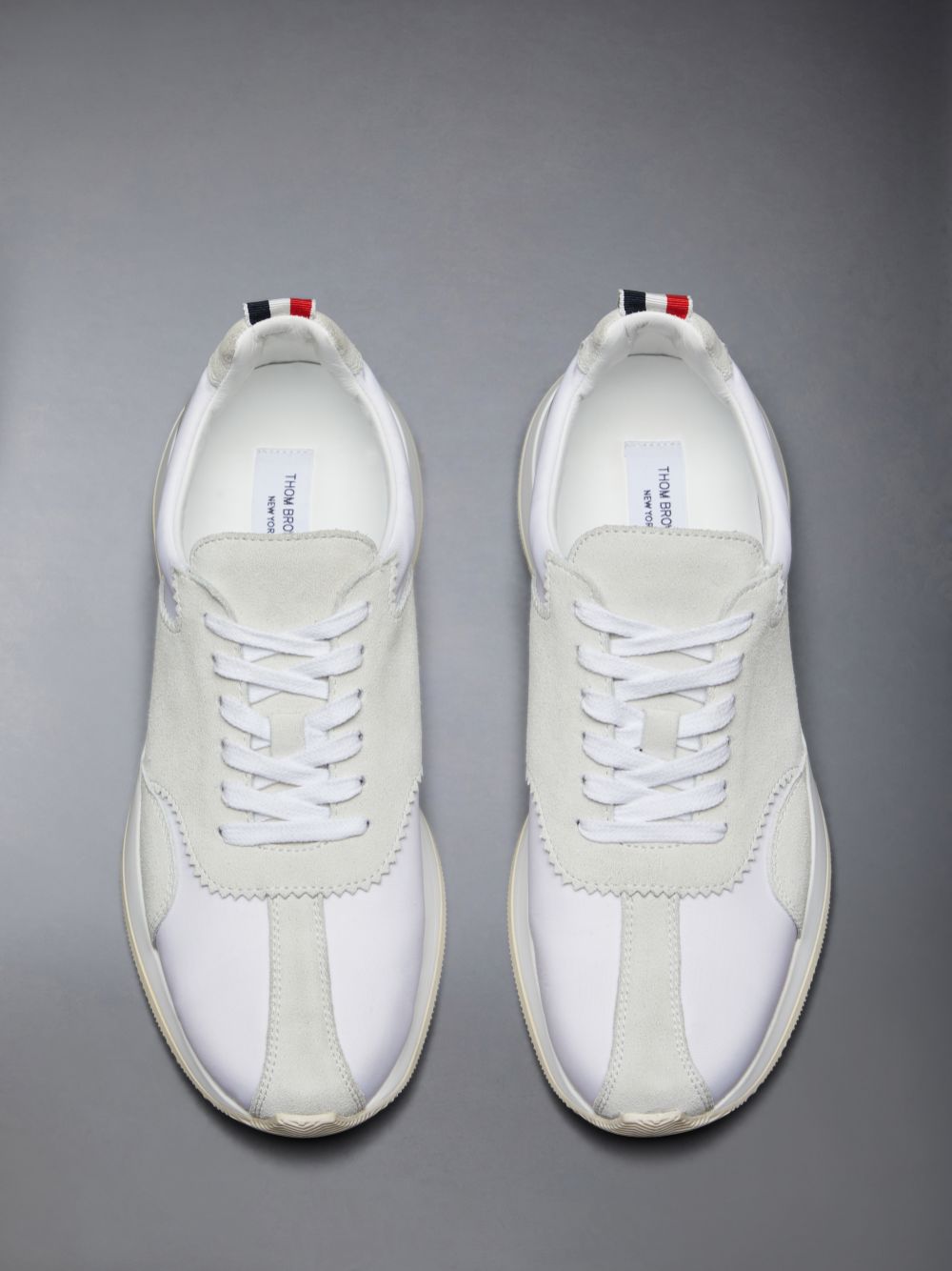 Thom Browne Nylon Sprinter Women Sneakers White | HQC66W62788