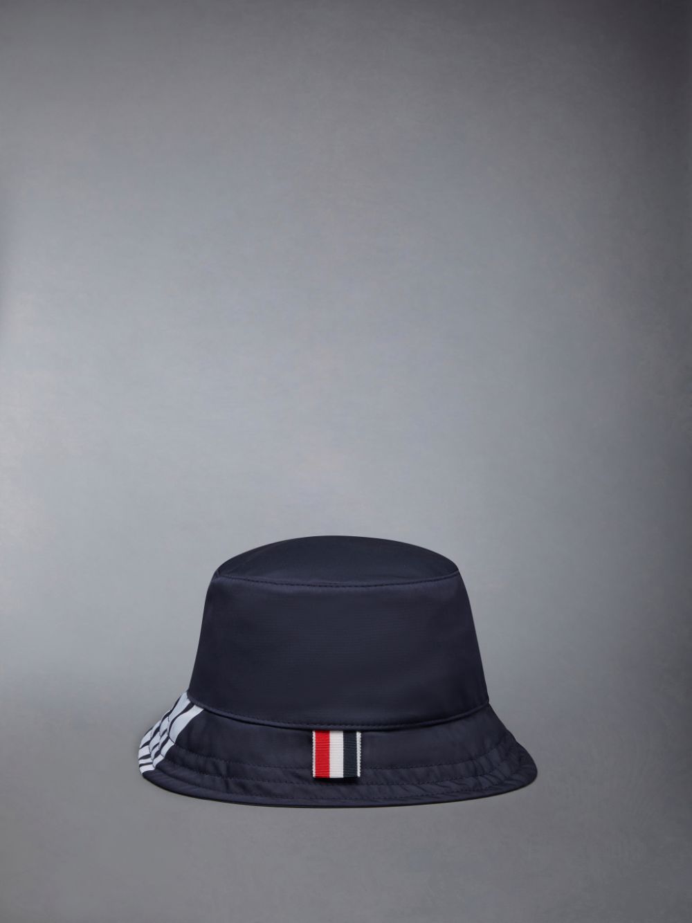 Thom Browne Nylon Swim Tech 4-Bar Men Bucket Hats Blue | CRM37Z49865