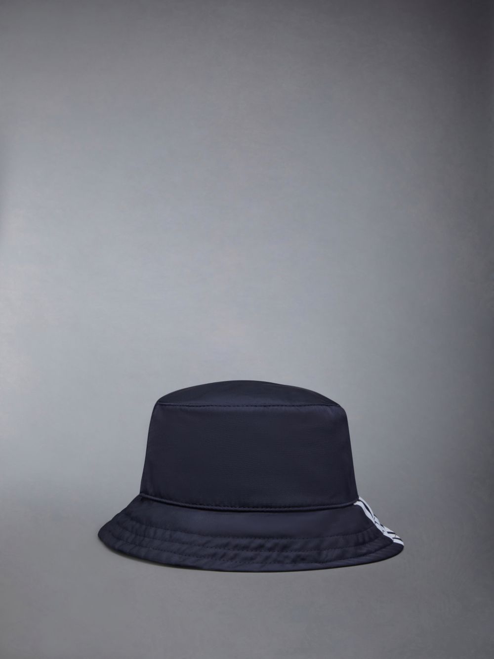 Thom Browne Nylon Swim Tech 4-Bar Men Bucket Hats Blue | CRM37Z49865