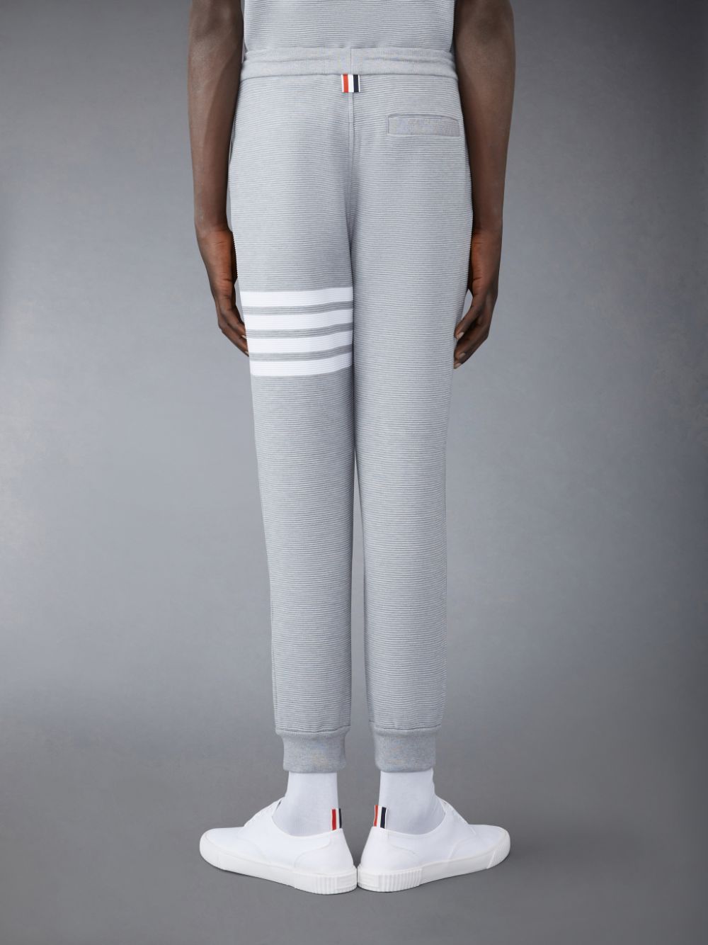 Thom Browne Ottoman 4-Bar Men Sweatpants Grey | TEF13W53941