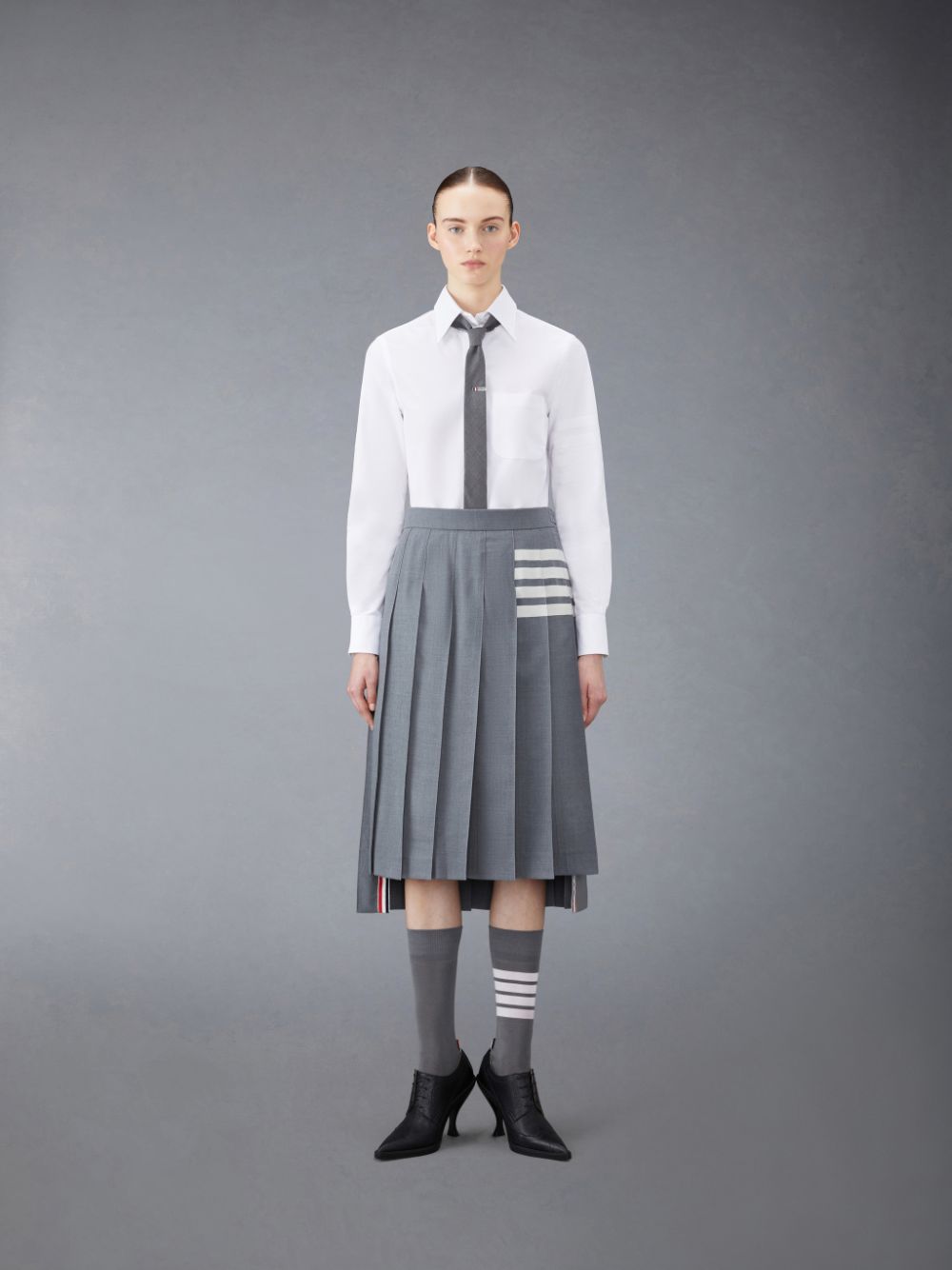 Thom Browne Oxford 4-Bar Women Shirts White | MJO18L37726