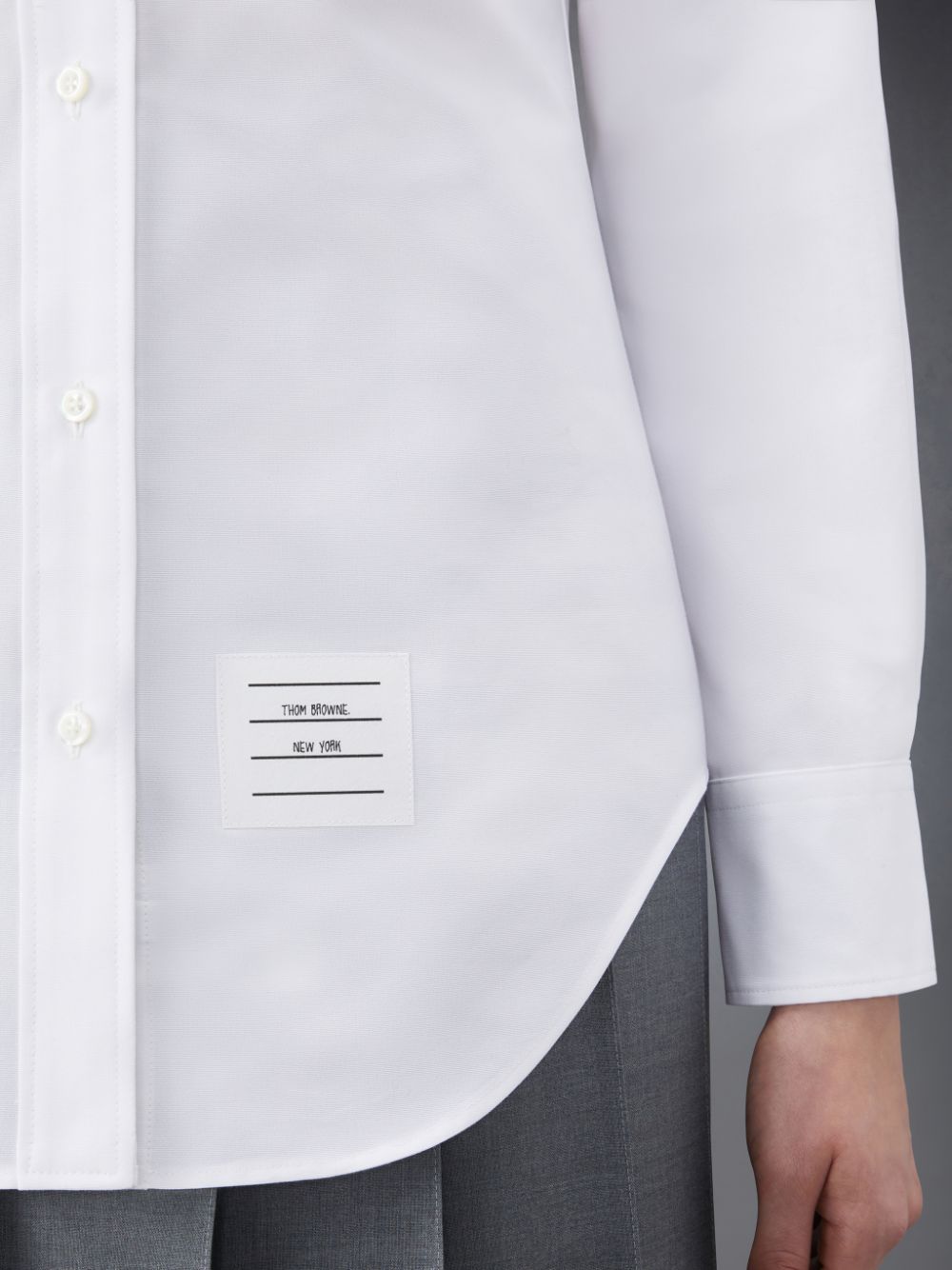 Thom Browne Oxford 4-Bar Women Shirts White | MJO18L37726