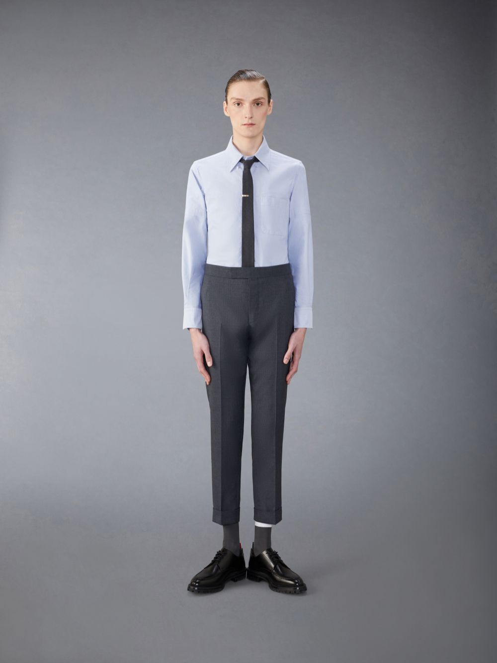 Thom Browne Oxford Armband Men Shirts Blue | NYX07T17394