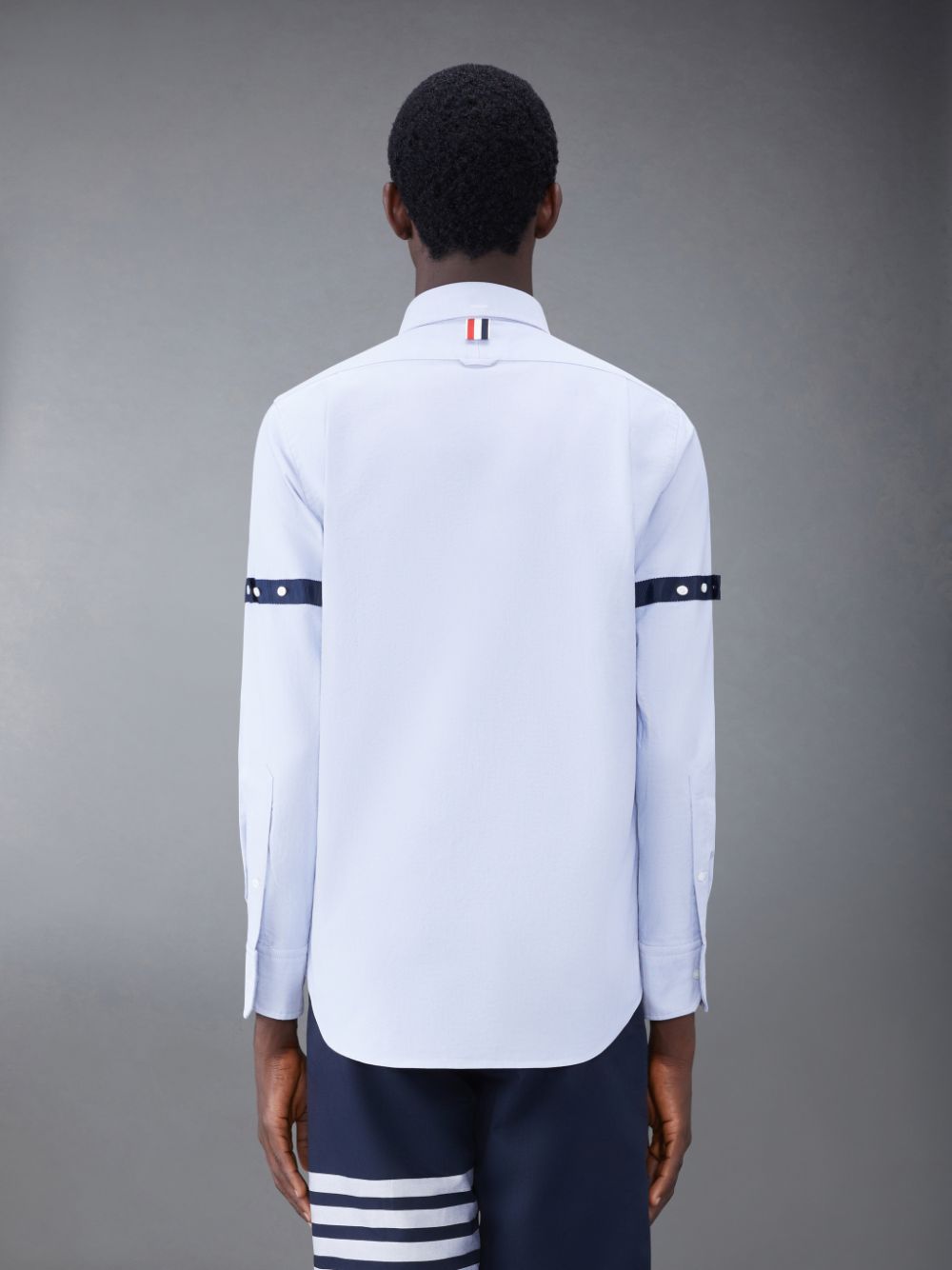 Thom Browne Oxford Armband Men Shirts Blue | IVS60B42019