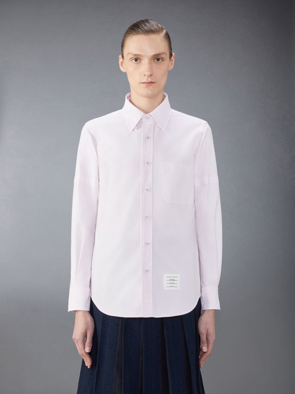 Thom Browne Oxford Armband Men Shirts Pink | NEU22C21820