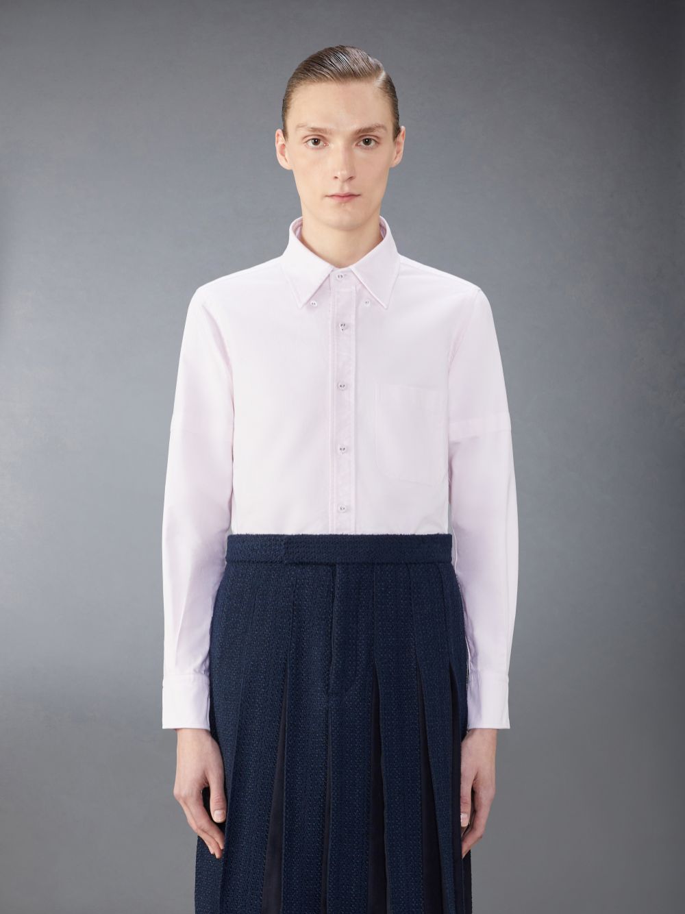 Thom Browne Oxford Armband Men Shirts Pink | NEU22C21820