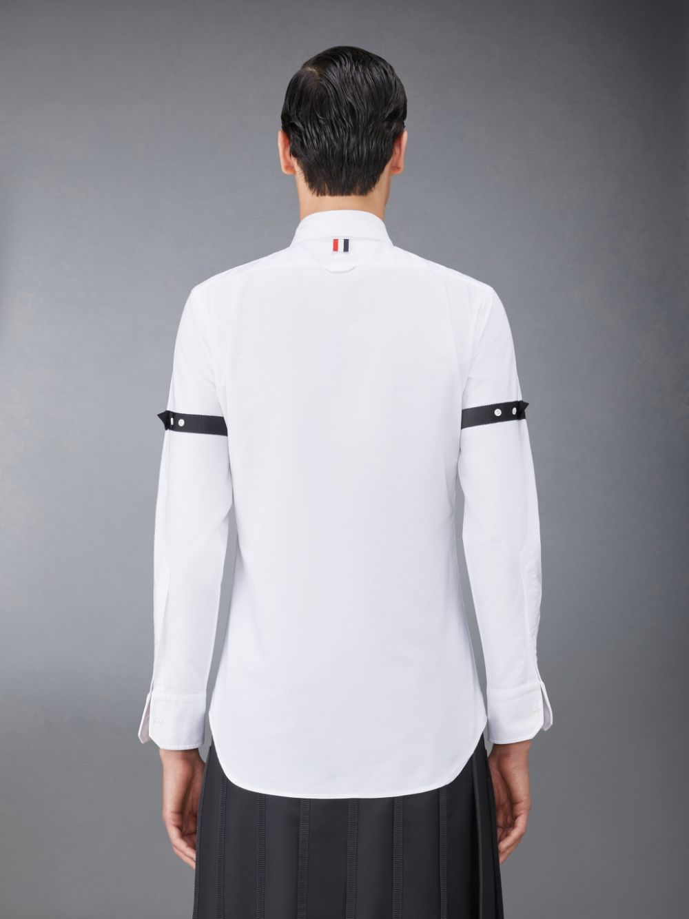 Thom Browne Oxford Armband Men Shirts White | VCN93F91549