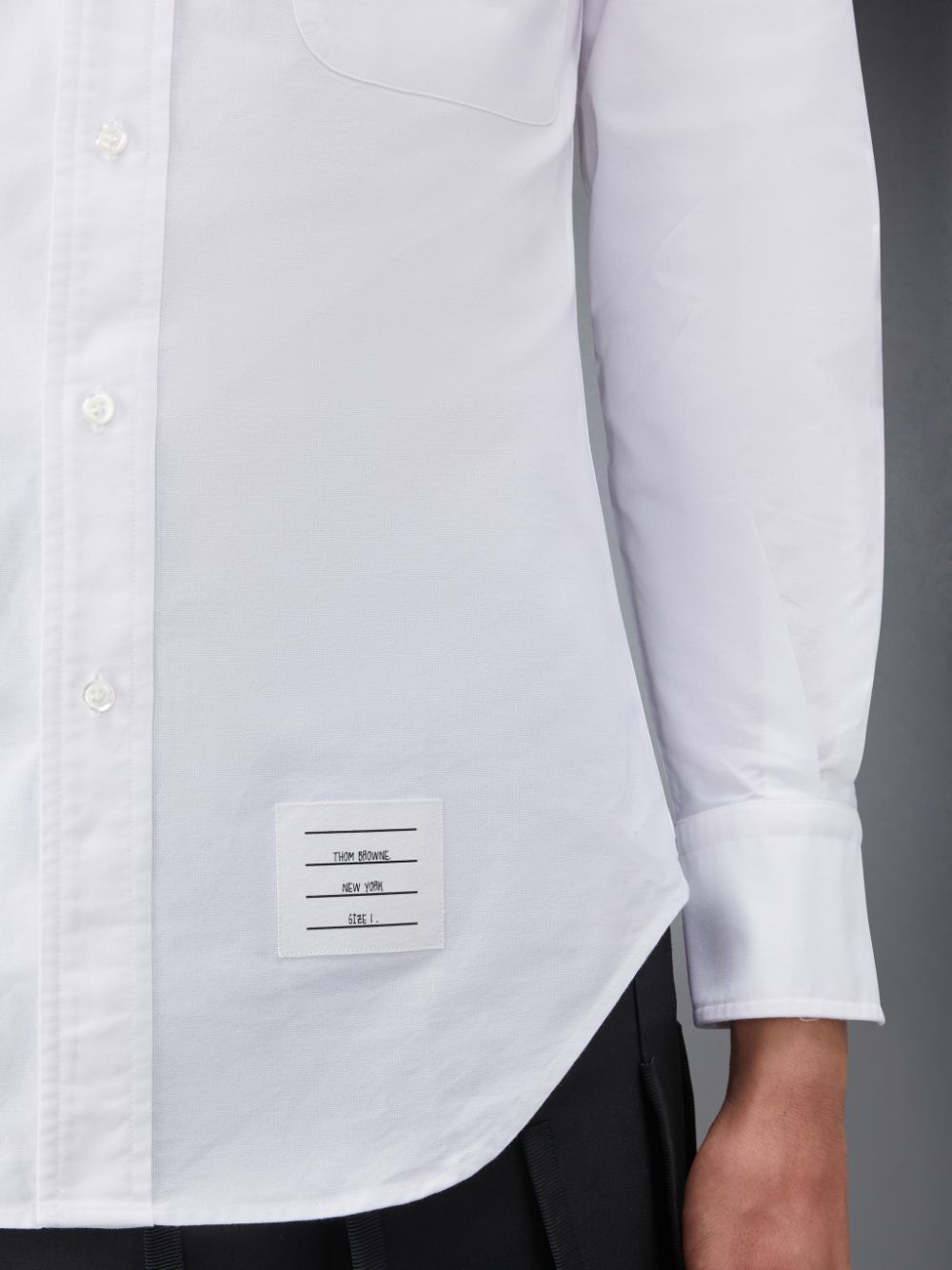 Thom Browne Oxford Armband Men Shirts White | VCN93F91549