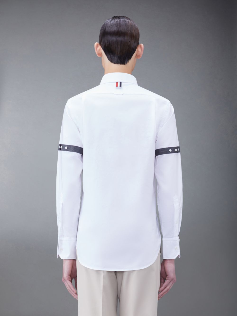 Thom Browne Oxford Armband Men Shirts White | LJO35K28739