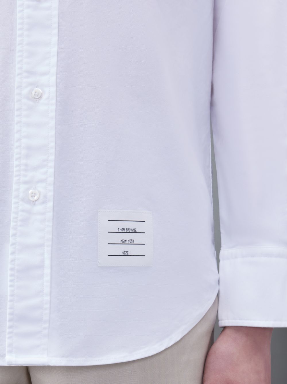 Thom Browne Oxford Armband Men Shirts White | LJO35K28739