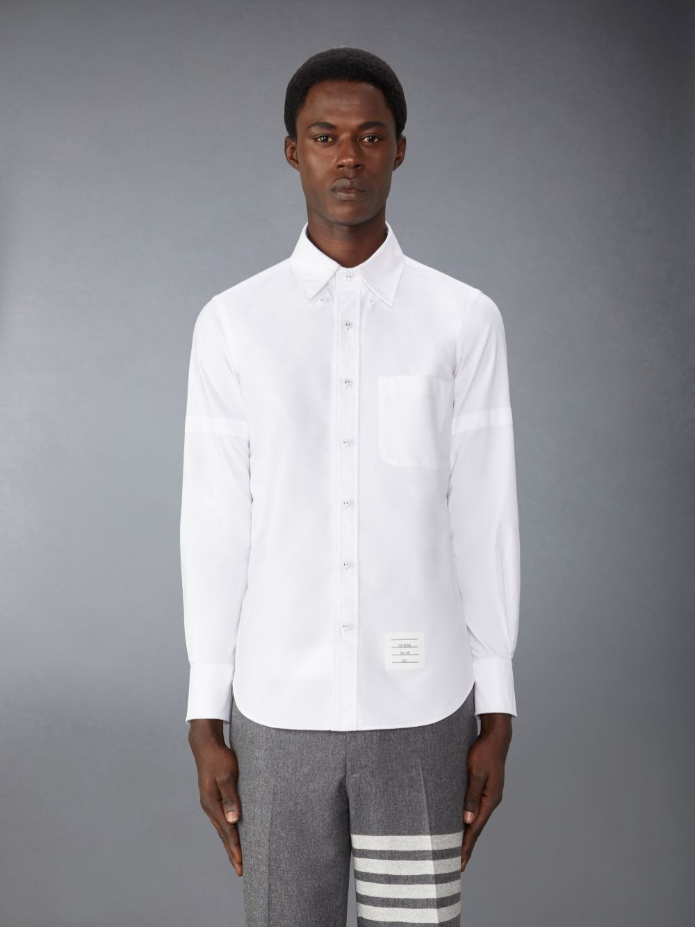 Thom Browne Oxford Armband Men Shirts White | LME22O14929