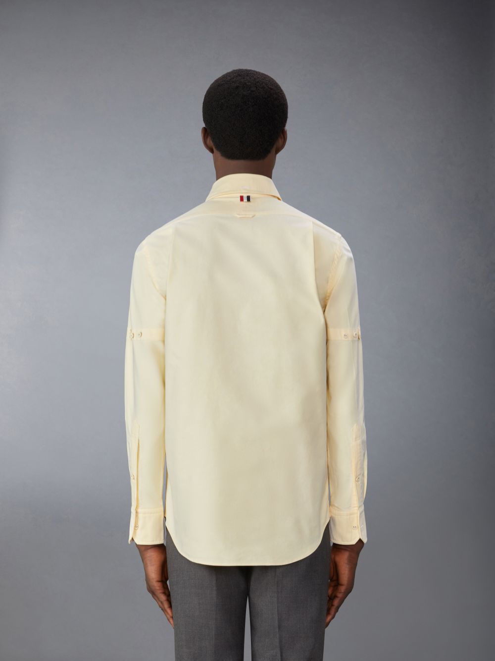 Thom Browne Oxford Armband Men Shirts Yellow | NBK63Y70002