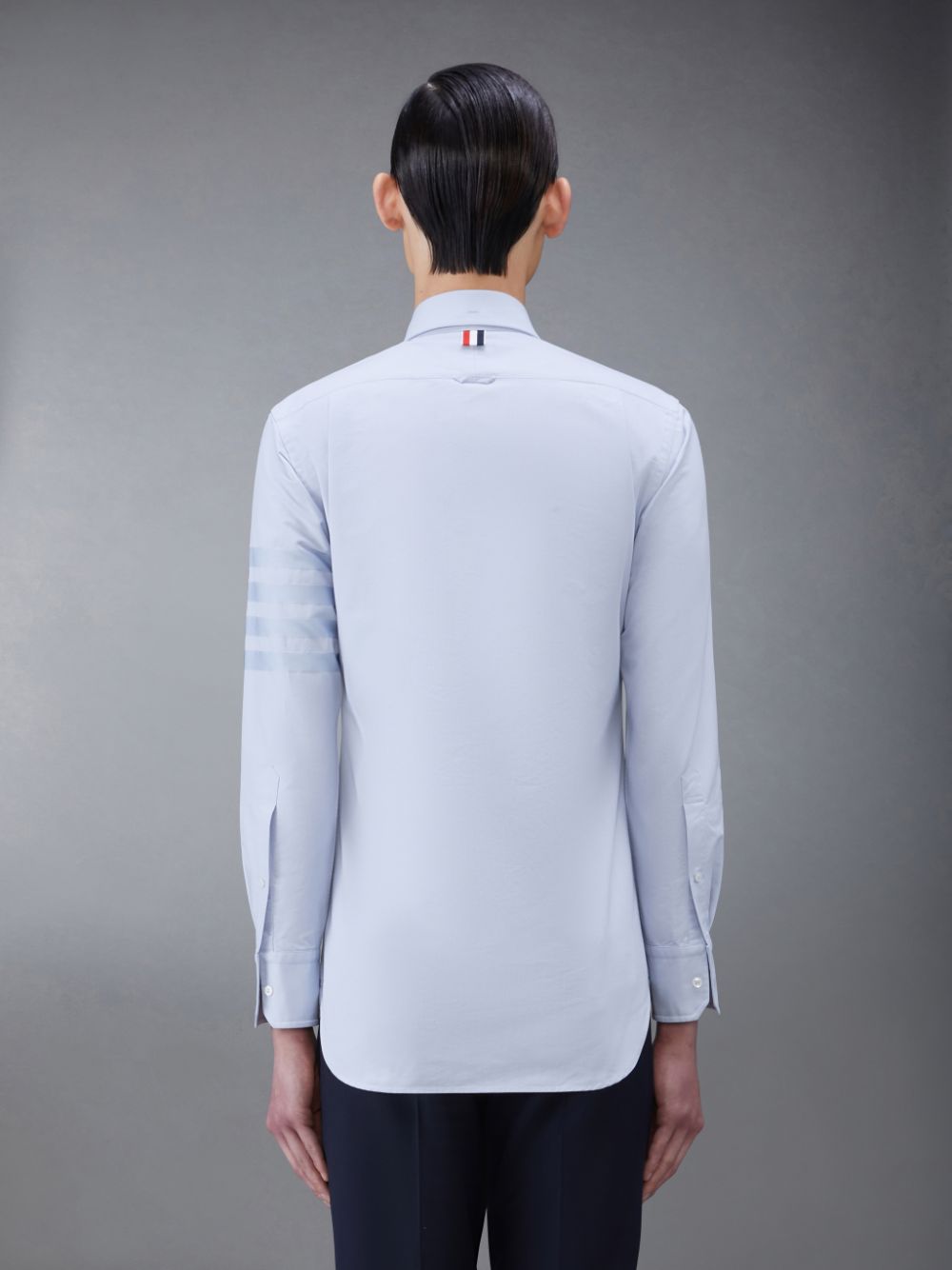 Thom Browne Oxford Classic 4-Bar Men Shirts Blue | CXR70H30807