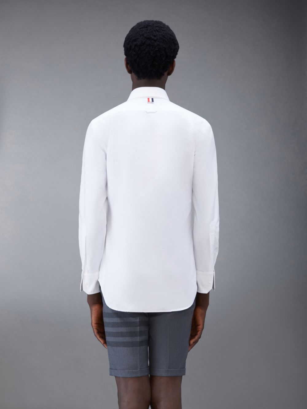 Thom Browne Oxford Classic 4-Bar Men Shirts White | TUB25E89708