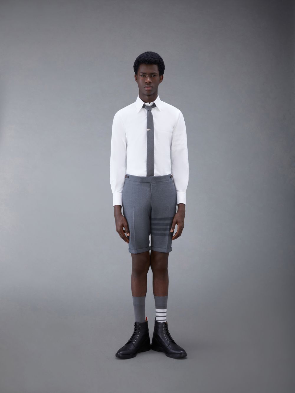 Thom Browne Oxford Classic 4-Bar Men Shirts White | TUB25E89708