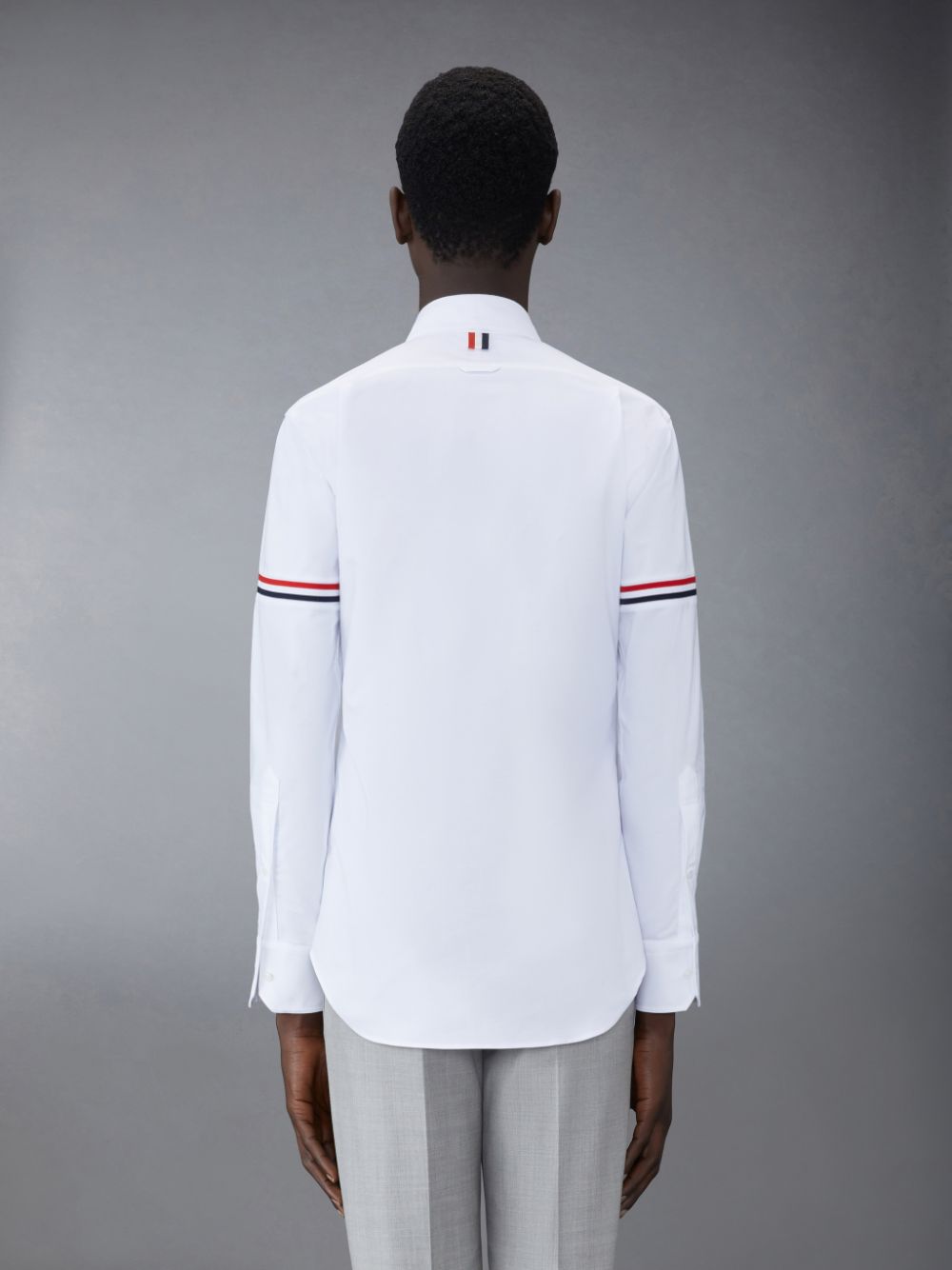 Thom Browne Oxford Elastic Men Shirts White | BQF43F07126