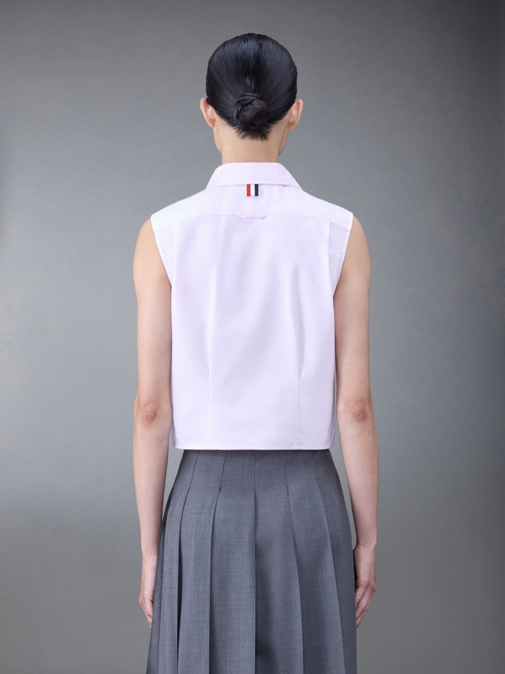 Thom Browne Oxford Sleeveless Women Shirts Pink | OFL74W48766