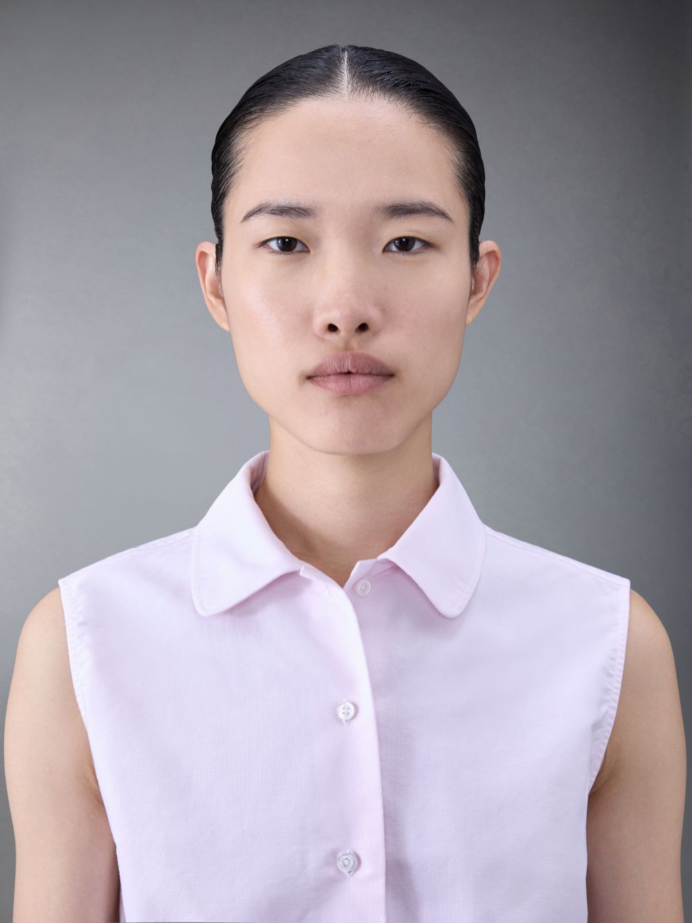 Thom Browne Oxford Sleeveless Women Shirts Pink | OFL74W48766