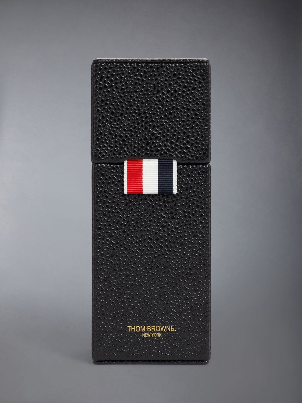 Thom Browne PEBBLE GRAIN PERFUME TRAVEL CASE Men Perfume Black | TBQ40M44219