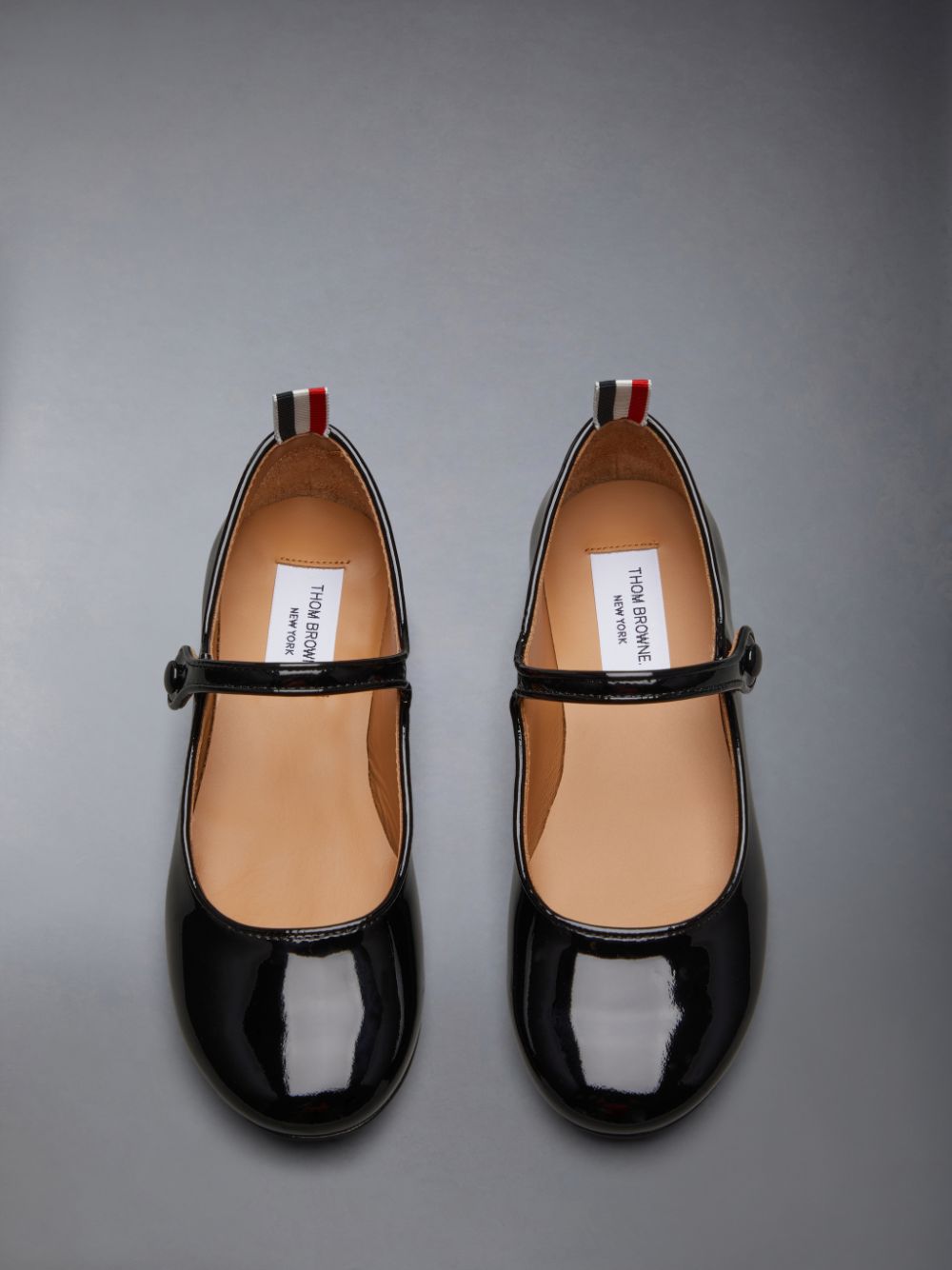 Thom Browne Patent John Girls's Ballerina Black | FQT56B98796