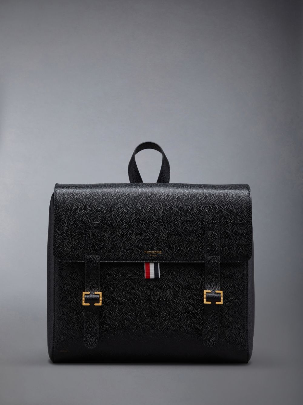 Thom Browne Pebble Grain Book Men Backpacks Black | APX21I57163