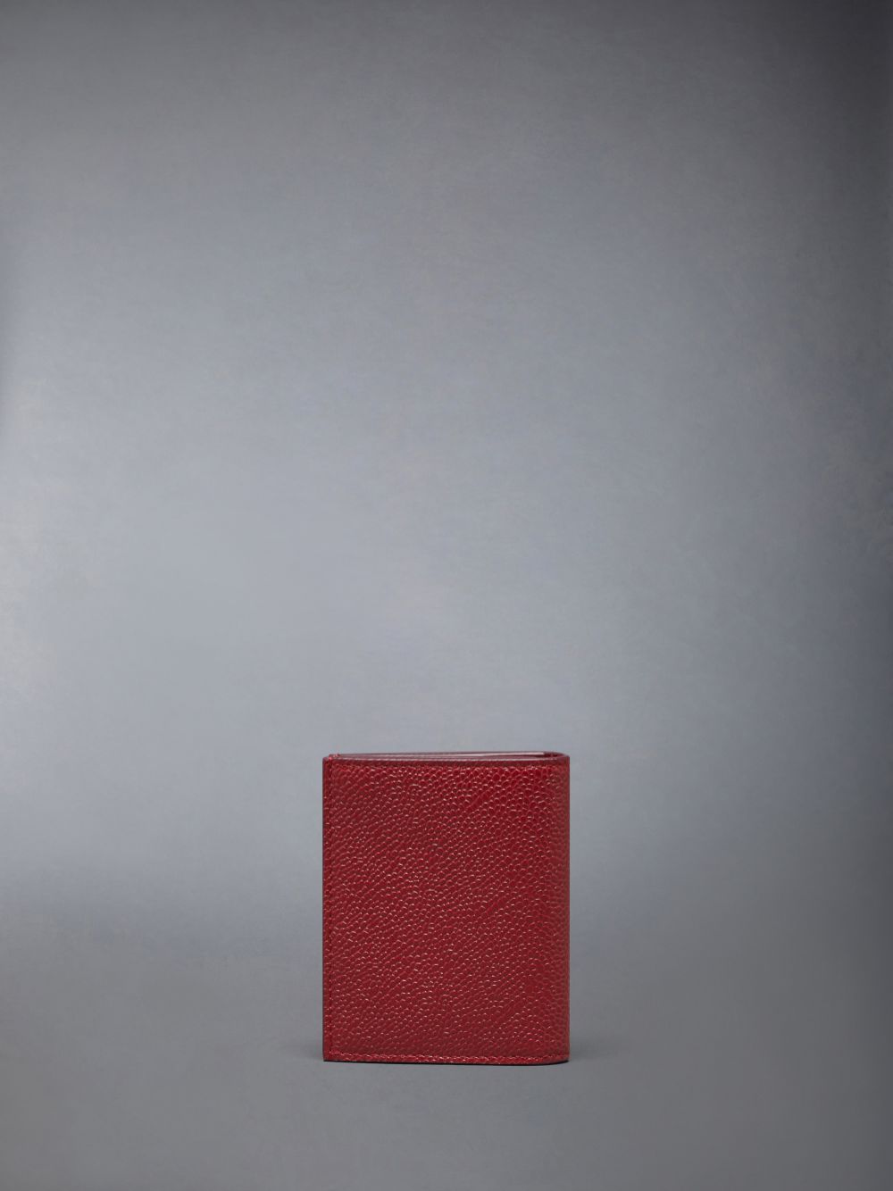 Thom Browne Pebble Grain Double Men Card Case Red | ZTB72M79514