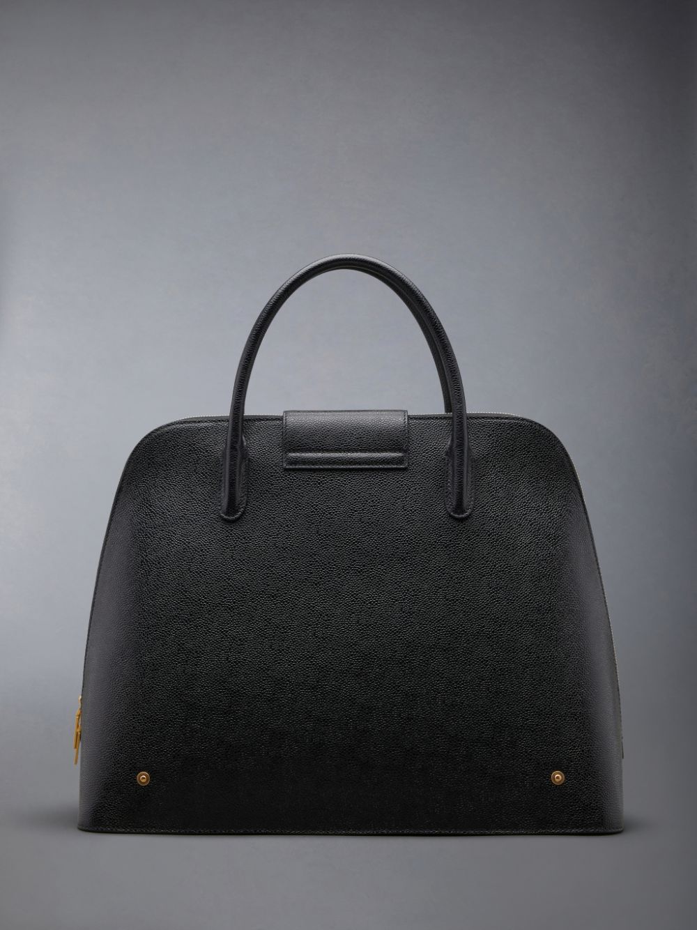 Thom Browne Pebble Grain Leather Mr. Men Satchel Bags Black | PDD70T85496