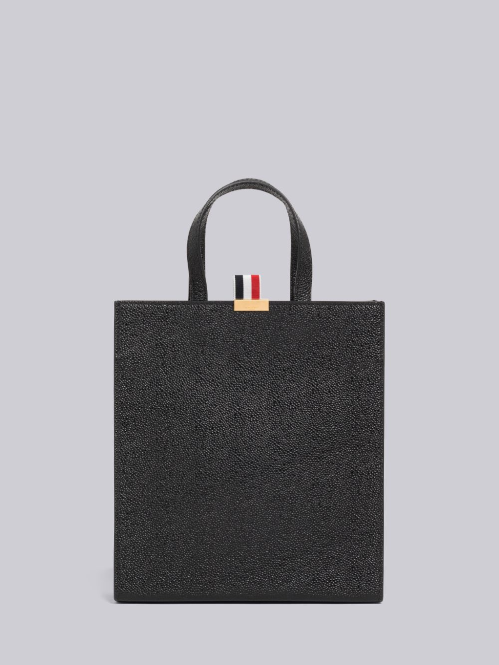 Thom Browne Pebble Grain Leather Small Multifunctional Backpack Men Tote Bags Black | QLC38U92339