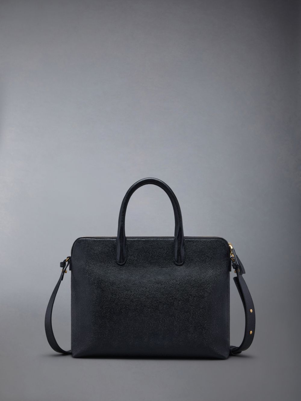 Thom Browne Pebble Grain Men Business Bags Black | ZXP41B21470