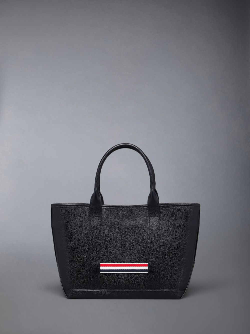 Thom Browne Pebble Grain Small Tool Men Tote Bags Black | FVA81I43491