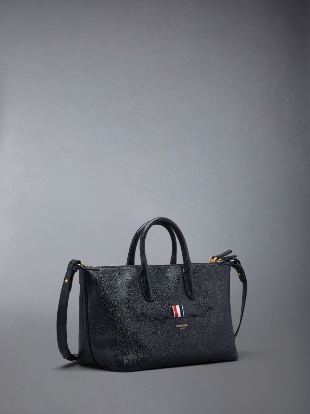 Thom Browne Pebble Grain Small Women Duffle Bags Black | ZFQ51O46208