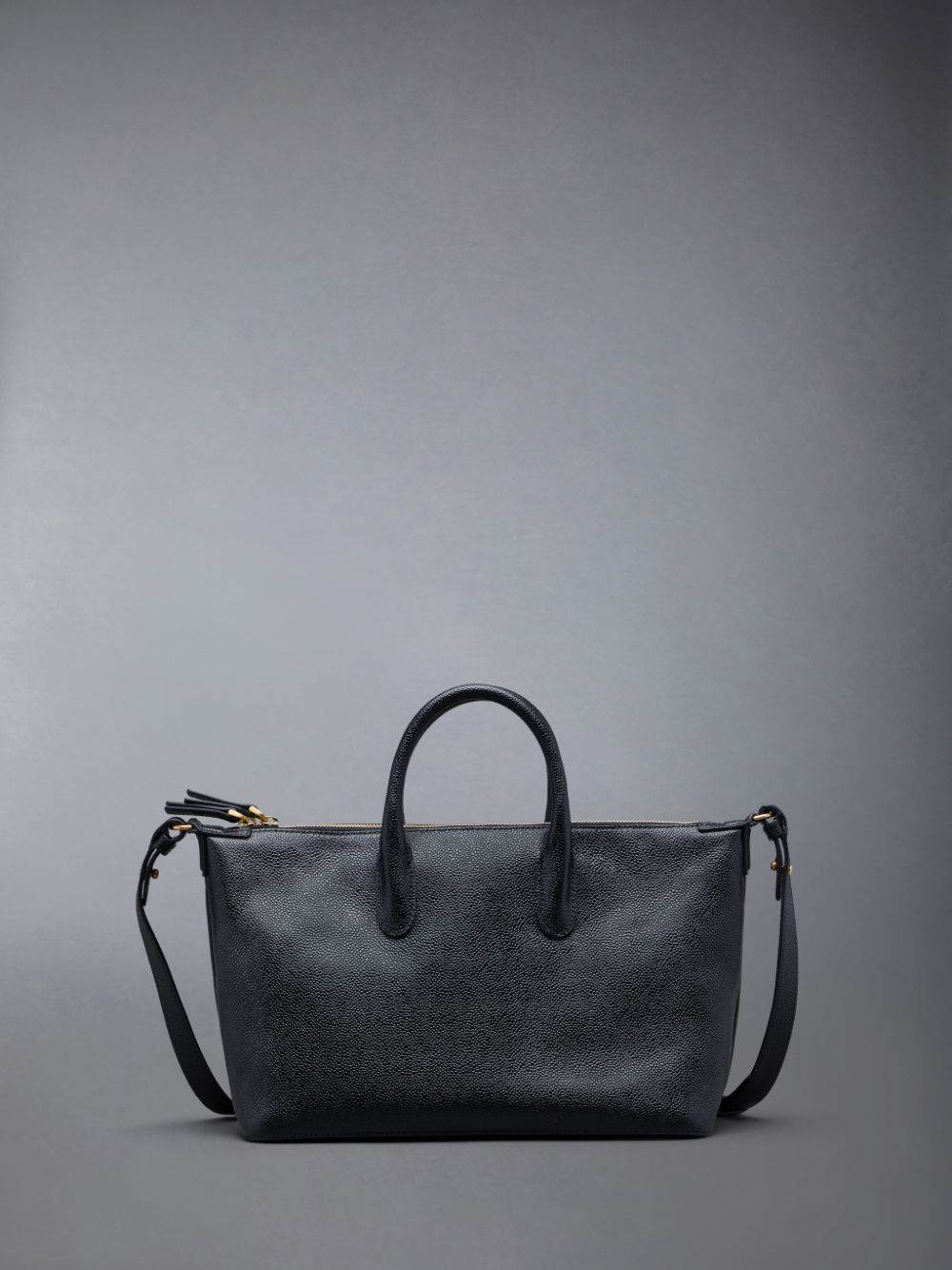 Thom Browne Pebble Grain Small Women Duffle Bags Black | ZFQ51O46208