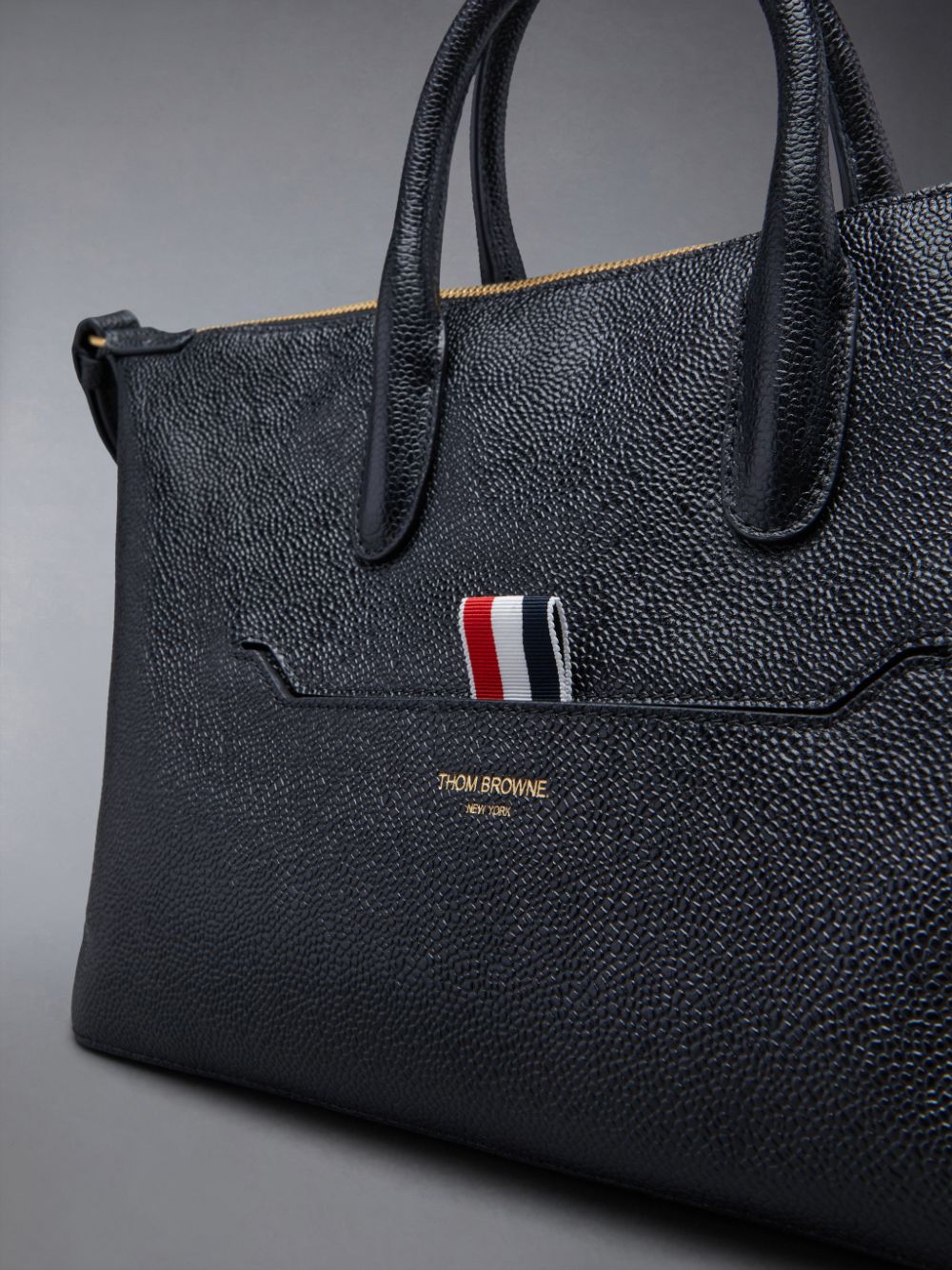 Thom Browne Pebble Grain Small Women Duffle Bags Black | ZFQ51O46208