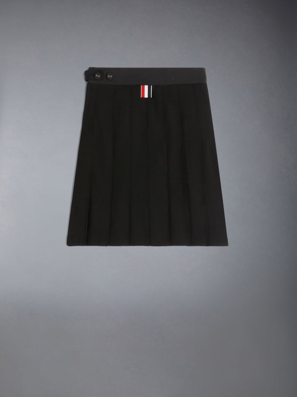 Thom Browne Pique Suiting Pleated Mini Girls's Skirts Black | TAZ71X95401