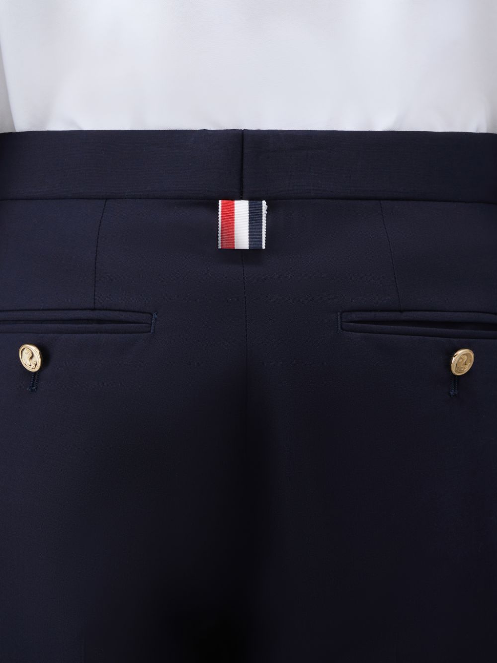 Thom Browne Plain Weave 4-Bar Low Rise Men Shorts Blue | MUH06E88639