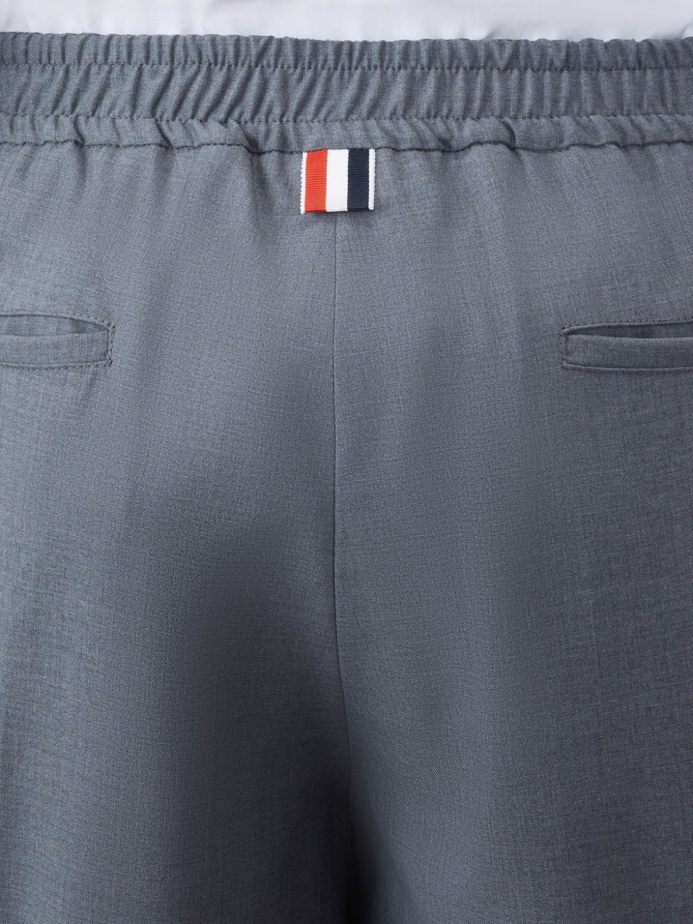 Thom Browne Plain Weave 4-Bar Track Men Pants Grey | BCE27V07264