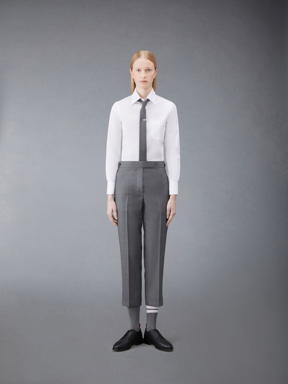 Thom Browne Poplin Classic Women Shirts White | ASN62T96093